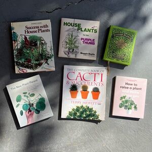 Assorted Plant Care Book Collection